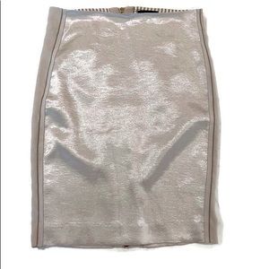 bebe Pearlescent skirt.